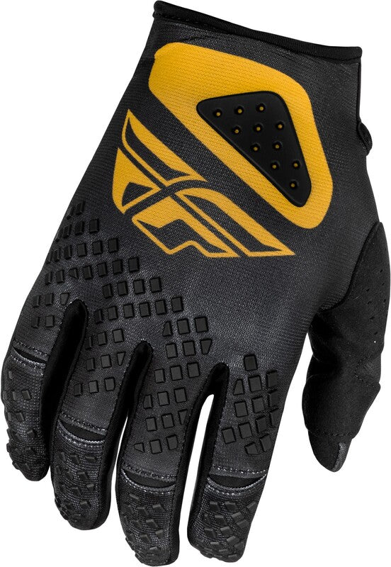 Fly Racing Kinetic Center Gloves - Black/Gold 378-5103X