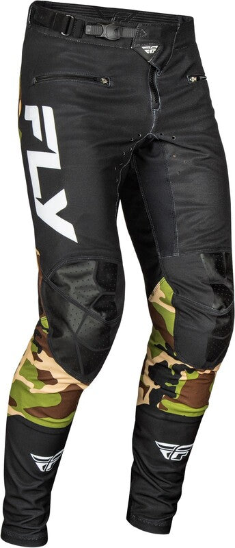 Pantalones de bicicleta RACE RACE RACE - NEGRO/CAMO 378-06036