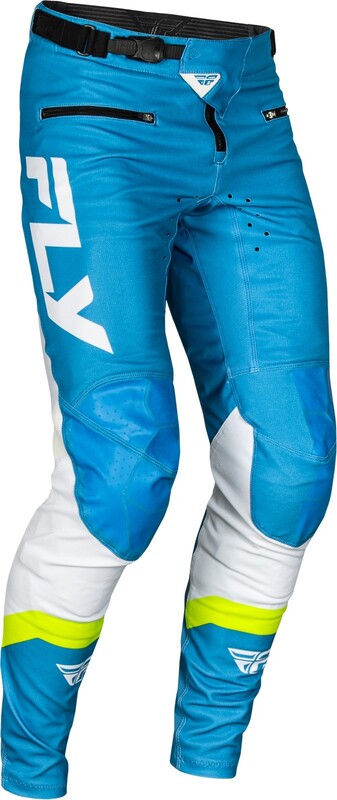 Pantalones de bicicleta Rayce Racing Fly - Azul/Blanco/Verde Lime 378-06234