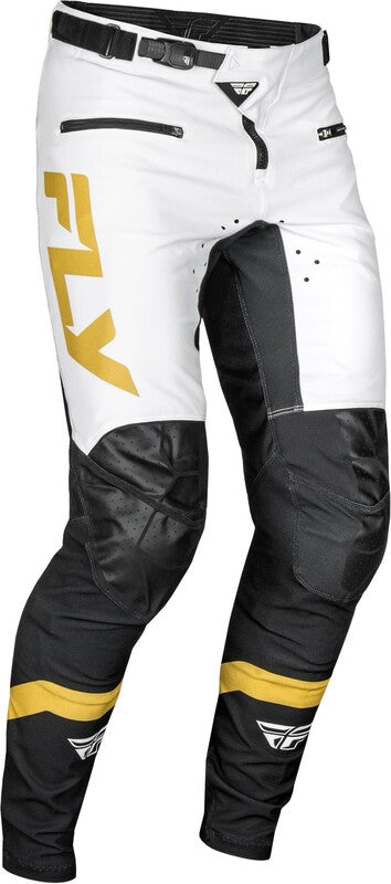 Pantalones de bicicleta RACE RACE RACE - BLANCO/NEGRO/ORO 378-06528