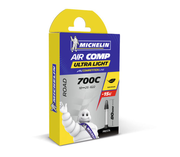 Tubo interno de bicicleta Michelin A1 COMP 18/25X700C 80 mm