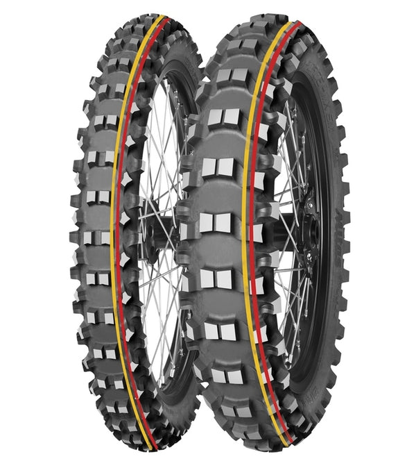 Mitas Tire Terra Force-MX SM 80/100-21 NHS 51M TT suave a medio rojo amarillo