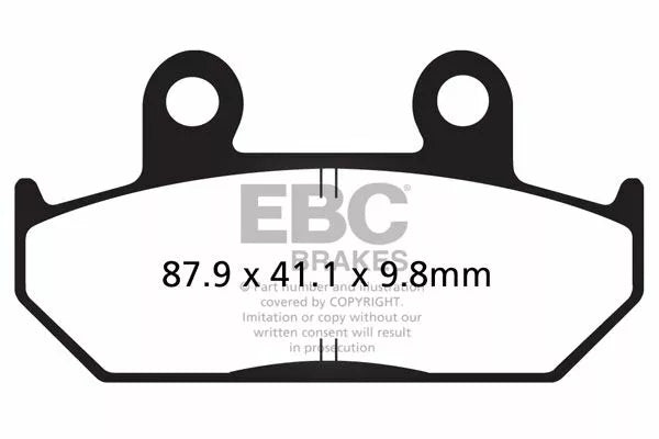 EBC Brake Tad Vee Semisntrd FA124/2V