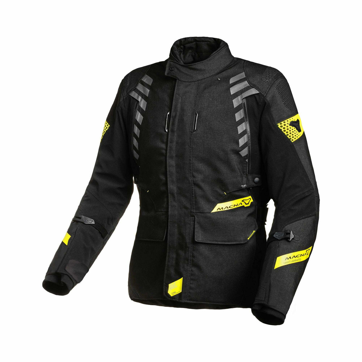 Macna Lamined Lamined Textil MC Jacket Ultimax Negro /Gripe