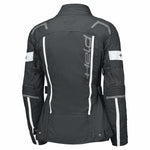 Jacket textil de mujeres sostenidas 4-Touring II Negro /Blanco