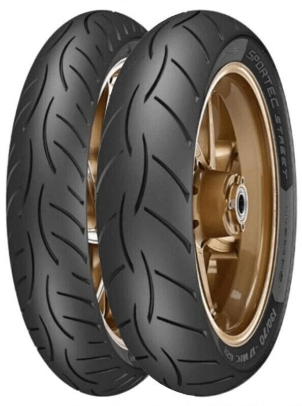 Metzeler Tire Sportec Street 2 Reinf (F/R) 80/80-14 M/C 43s TL