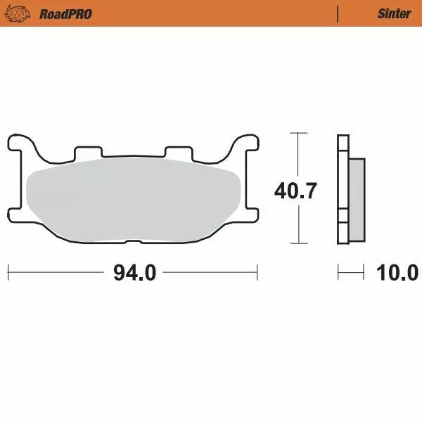 Moto-Master Brake Pad Sinter Front 403801