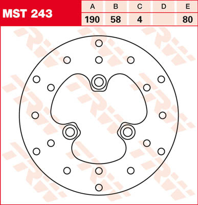 Rotor TRW TRW MST243 MST243