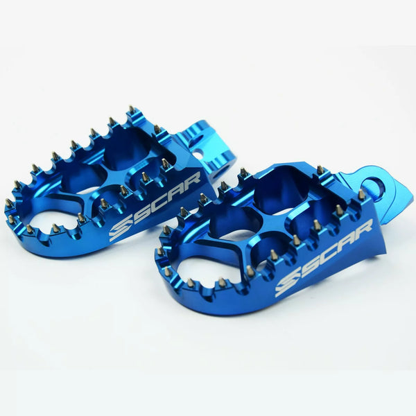 Footpegs de cicatriz Evo Scar Blue S3512B