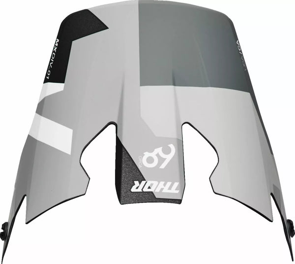 Visor de Thor R-Sport Crbn Brave Gy/WH 0132-1828