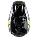 Alpinestars Cross MC Casco S-M5 Rover negro /gris /Gulfluo