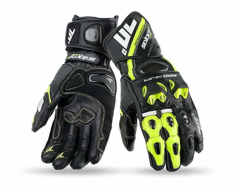 Setenta guantes MC-Sport SD-R12 Negro /gripe