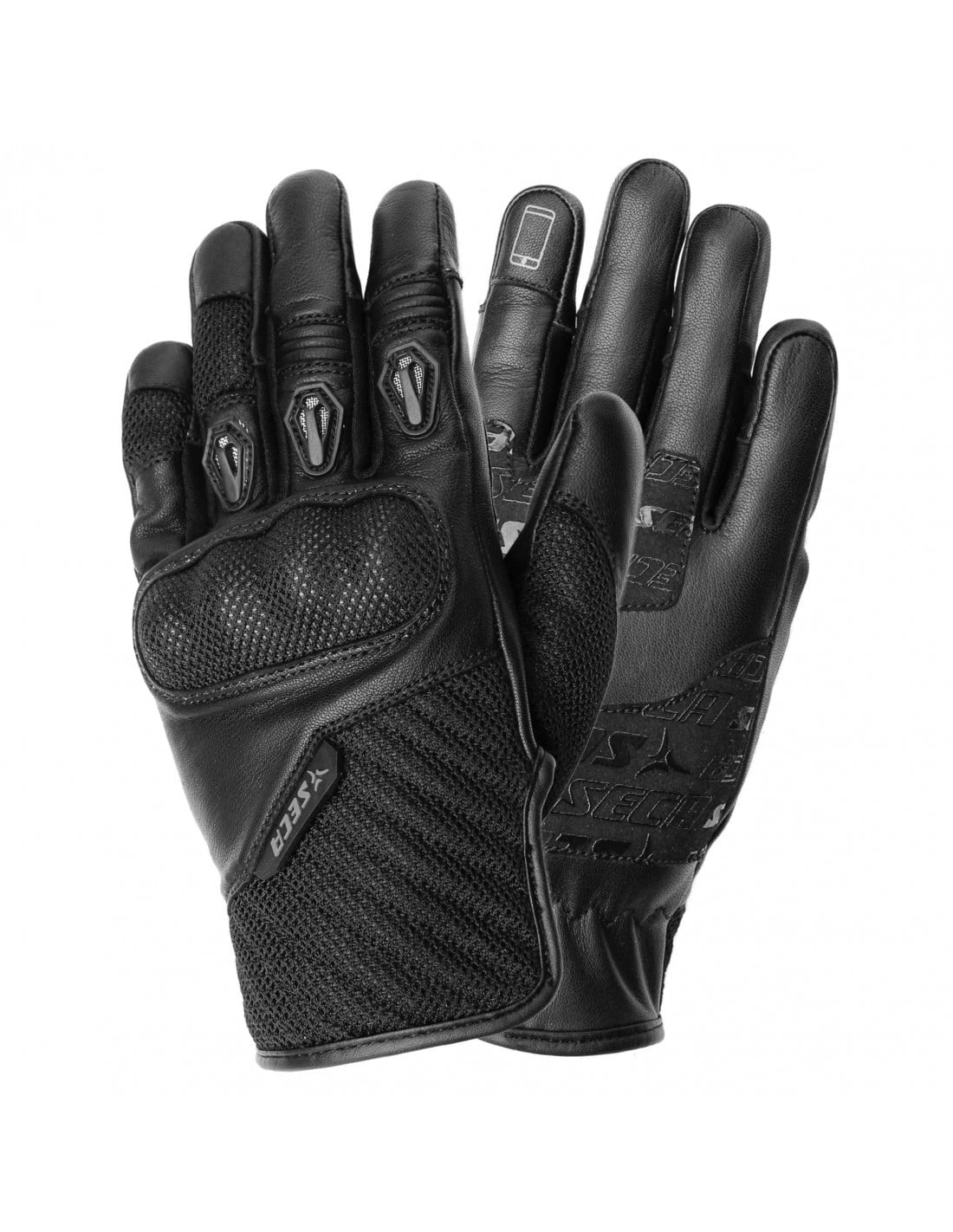 Seca Mc Gloves Axis Mesh Negro