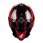 Ovnis aventura mc casco aries negros /rojo