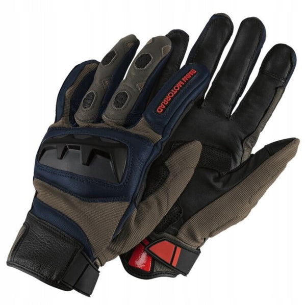 BMW MC Gloves GS Rallye Khaki /Azul