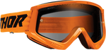 Thor Goggles Combat Sand Racer Orange med orange ram och justerbart band för optimal passform. Perfekt för motocross och sandracing.