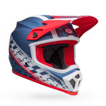 Bell Cross MC Casco MX-9 MIPS Azul /Blanco