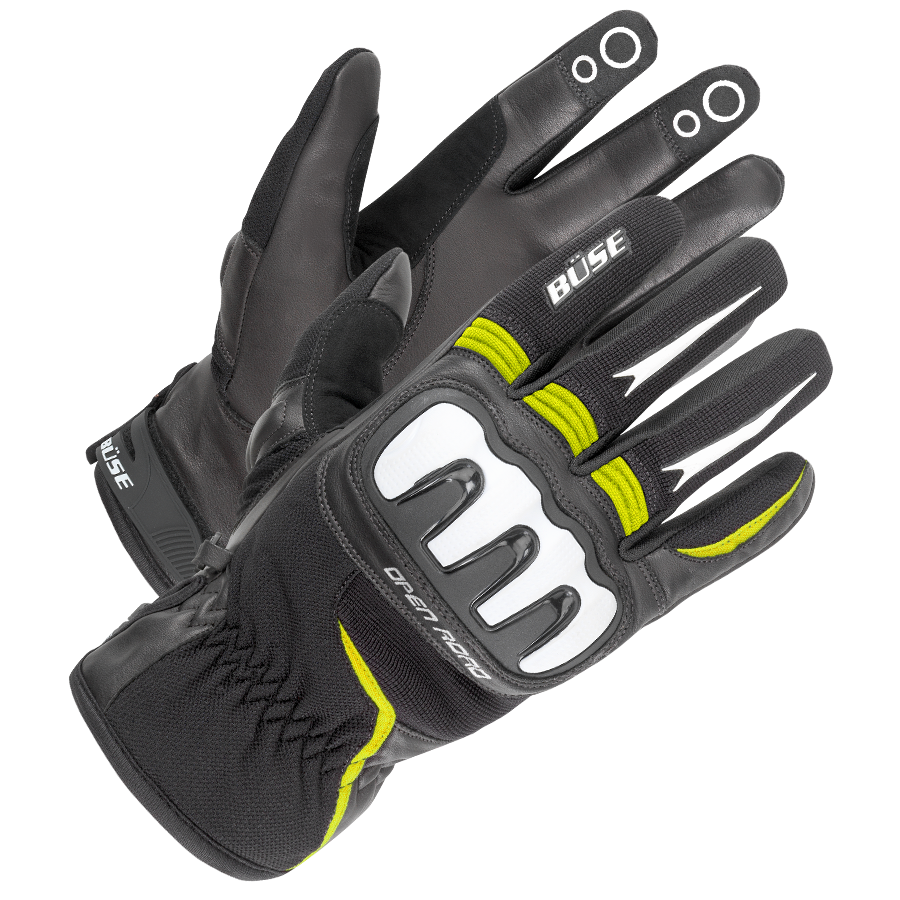 Büse Mc-Gloves Open Road Sport Negro /gripe