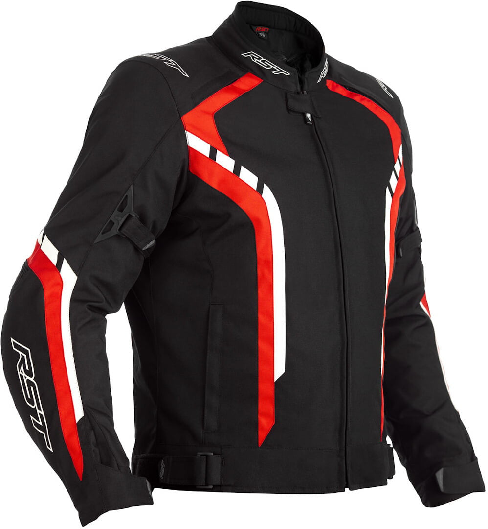 Primer eje textil mc-jacket negro /rojo