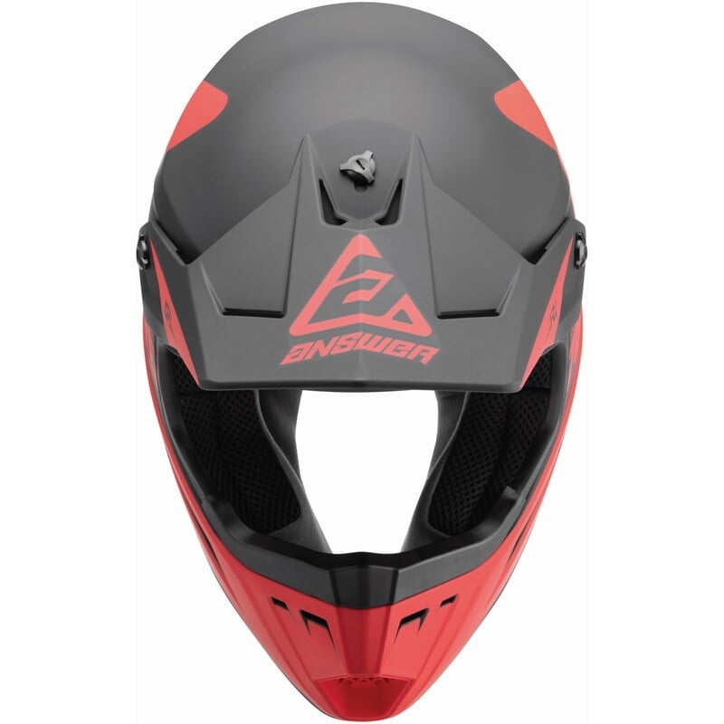 Respuesta Casco cruzado de niño AR1 Bold negro /rojo