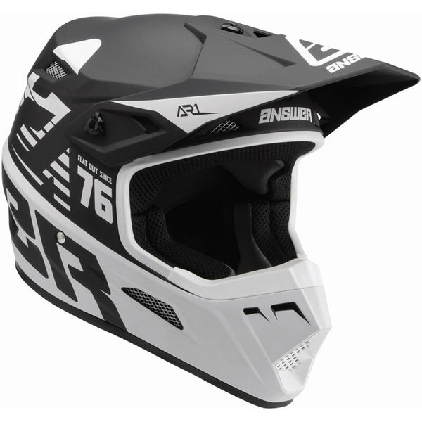 Respuesta Barn Cross MC Casco AR1 Bold negro /blanco