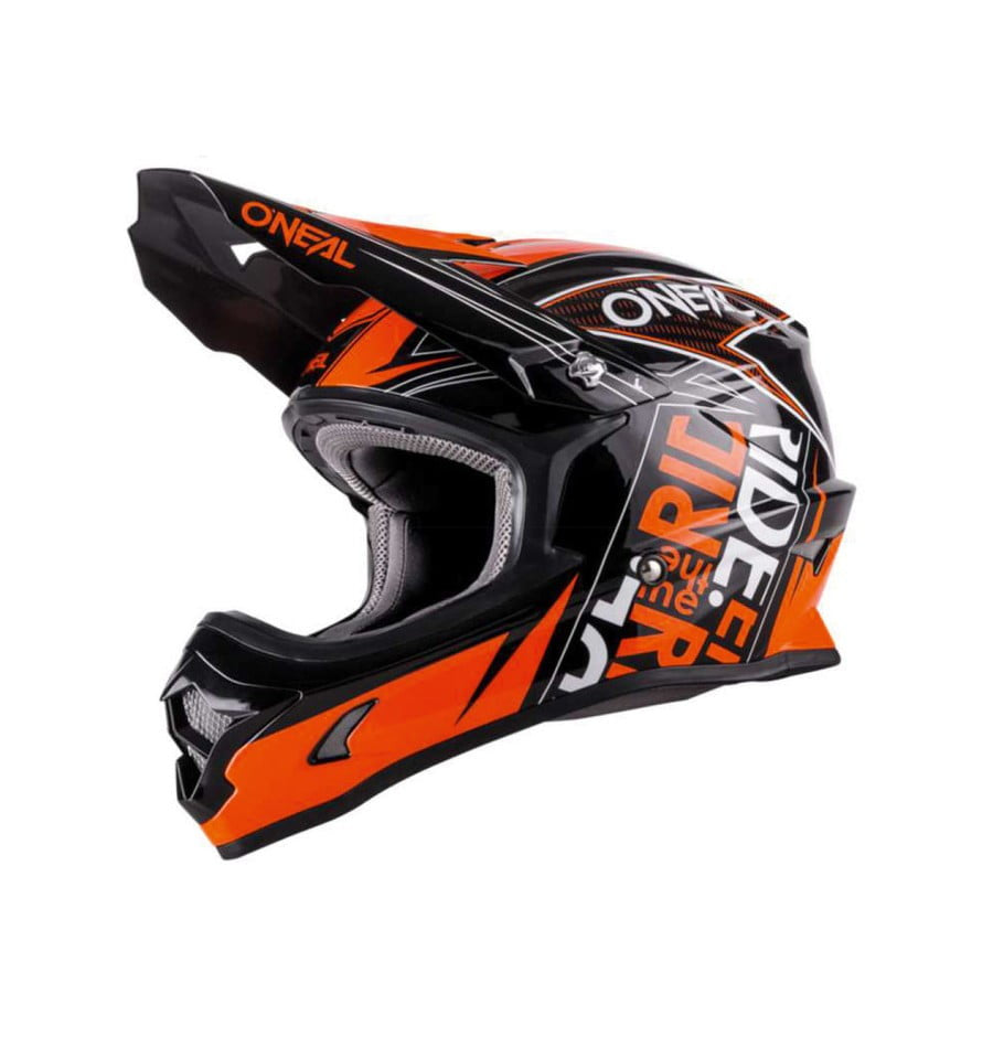 Oneal Cross MC Helmet 3 Serie Fuel Black /Orange /White