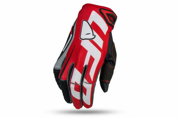 Guantes cruzados de ovnos Rojo