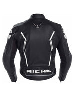 Richa leather jacket assen black /white