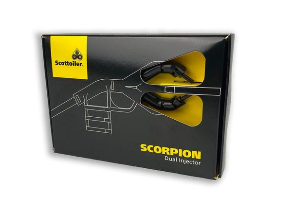 Scottoiler Scorpion Dual Inyector NUEVO - Reemplaza el inyección dual original