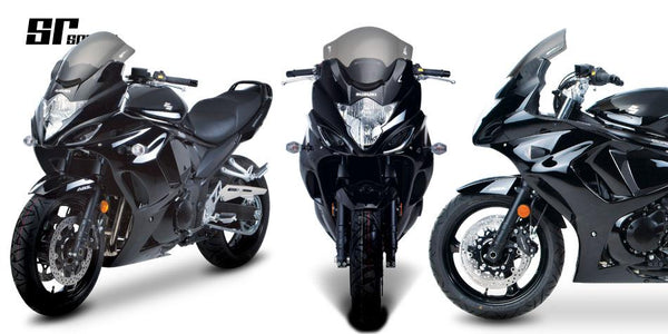 ZG STD Cubierta de vidrio FUMO GSX 650 F 08-10/GSX 1250 FA 10-13