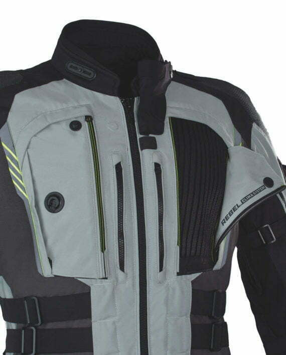 Rebelhorn Textil Mc Jacket Patrol Grey /Negro /Gripe