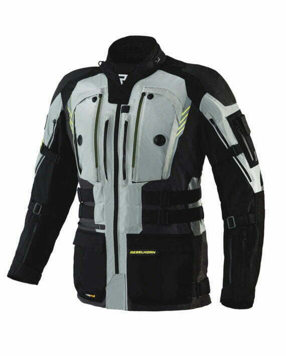 Rebelhorn Textil Mc Jacket Patrol Grey /Negro /Gripe