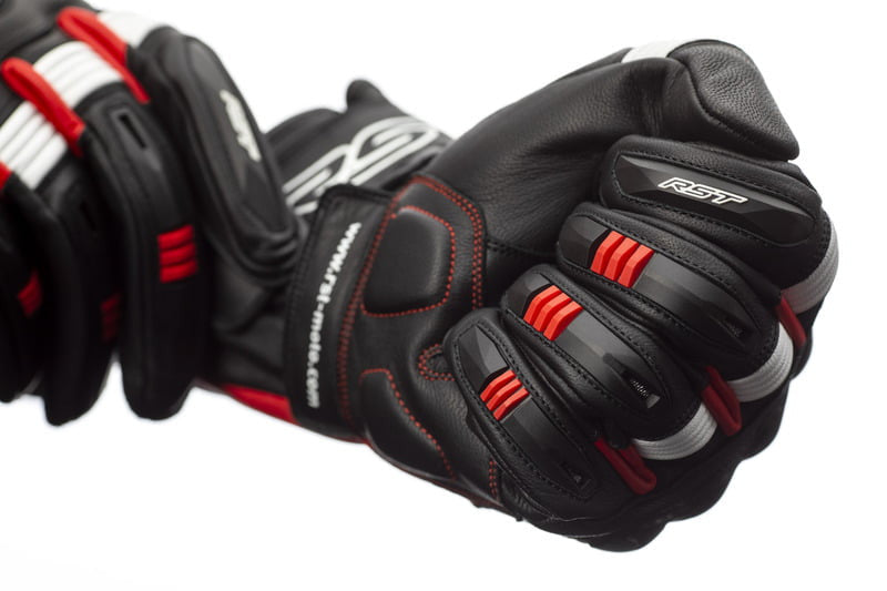 RST SPORT MC-GLOVES PILOTO NEGRO /RED