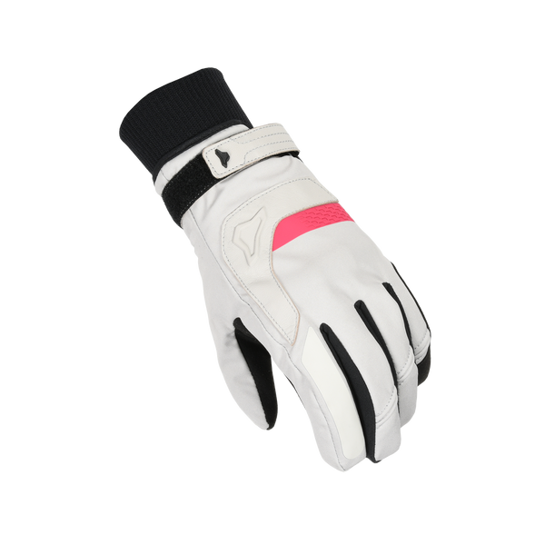 Guantes de motocicleta Macna, Horizone RTX Mujer gris claro/negro