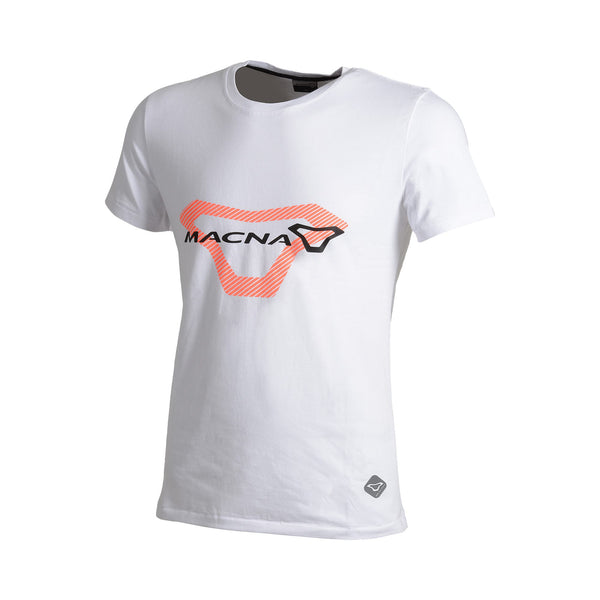 T-shirt Macna, Logo White/Orange/Black