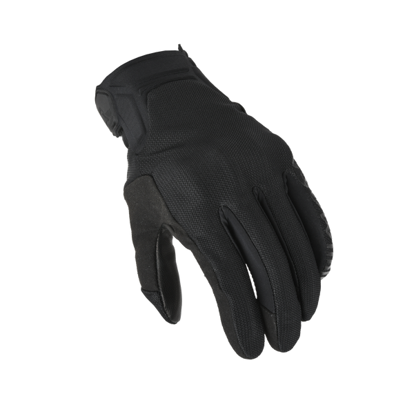 Guantes de motocicleta Macna, obtener el negro de cuero
