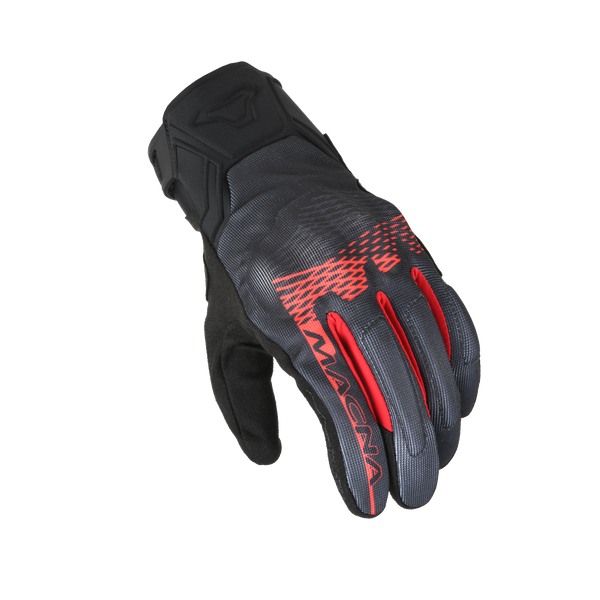 Guantes de motocicleta Macna, Recon 2.0 Negro/Rojo