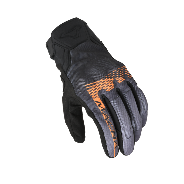 Guantes de motocicleta Macna, Recon 2.0 Negro/Gris/Orange