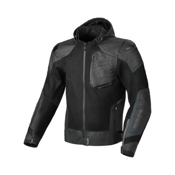 Macna leather mc-jacket risant black