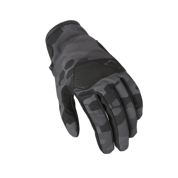 Guantes de motocicleta Macna, camuflaje negro/gris Spactr