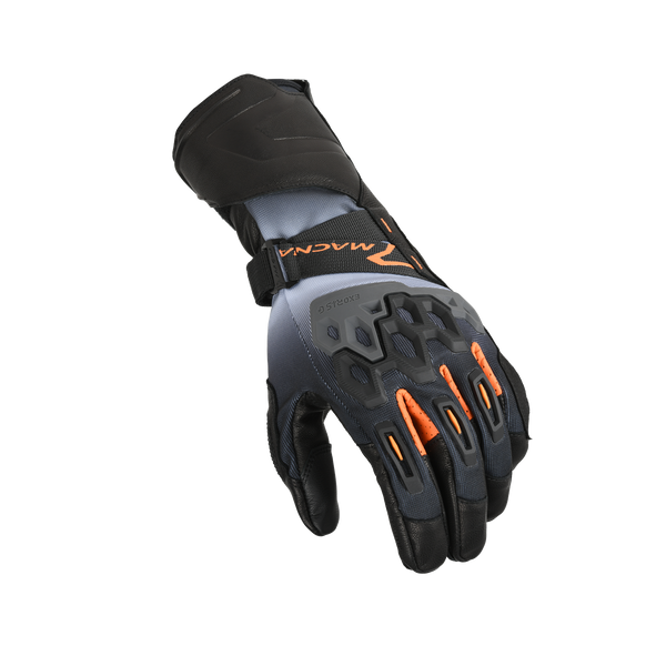 Guantes de motocicleta Macna, Tanamax Negro/Gris/Orange