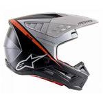 Alpinestars SM5 Rayon Cross MC Casco Matts Black /White /Fluo-Orange