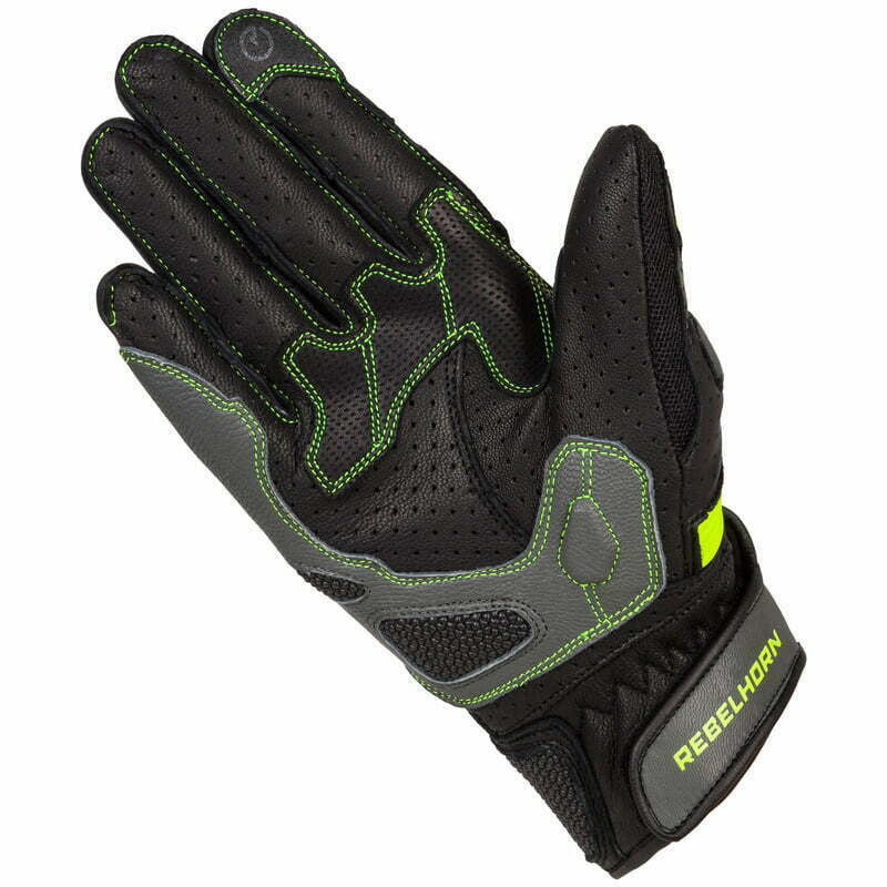 Rebelhorn MC Gloves Flux II Negro /Gripe