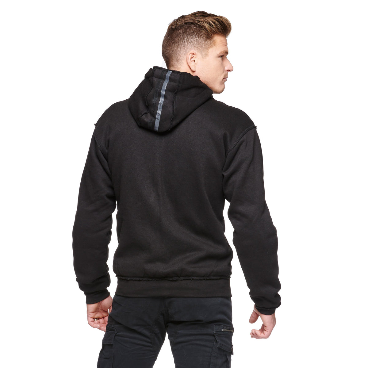 Sweet Kevlar Mc-Hoodie Stripes Black