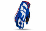 Guantes cruzados ovni azul