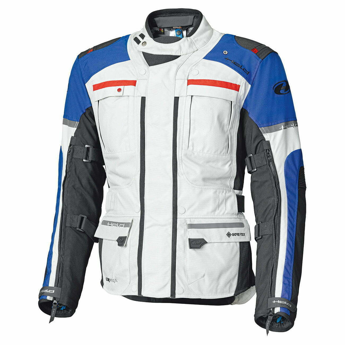 Held Gore-TEX® Textil Mc Jacket Carese Evo Grey /Blue