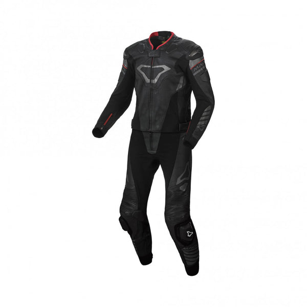 Macna MC-cuero Rack 2 partes Tracktix Black