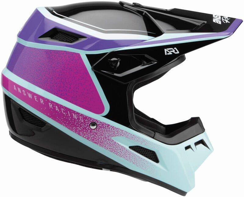 Respuesta Barn Cross MC Casco AR1 Vivd Black /Lila