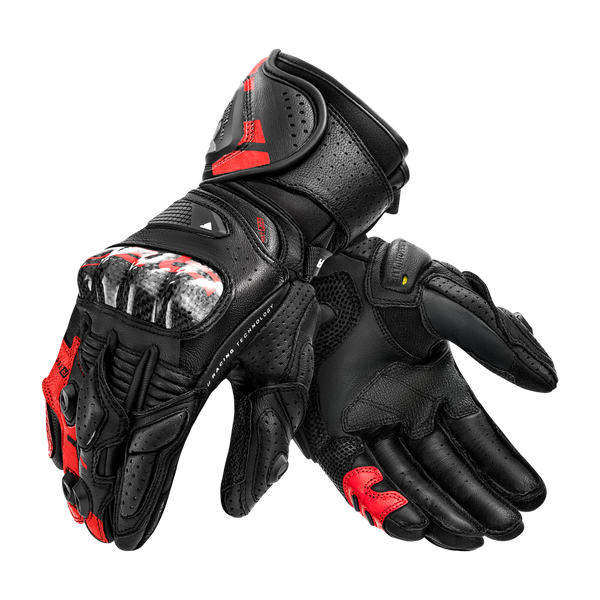 SHIMA MC-Sport Gloves RS-3 Negro /Rojo