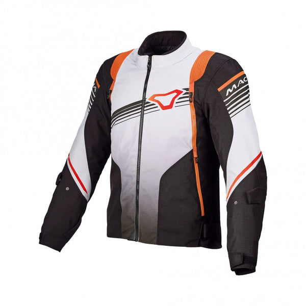 Macna Textile MC Jacket Carger Black /White /Orange